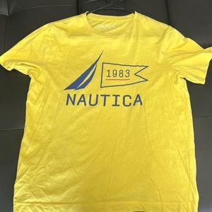 Yellow Nautica tee shirt